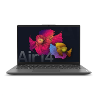 联想(Lenovo)小新Air14 2021款 锐龙版14英寸 全面屏高性能金属轻薄学生办公笔记本电脑(R5-5500U 16G 512G SSD 高色域)深空 灰 背光键盘 指纹