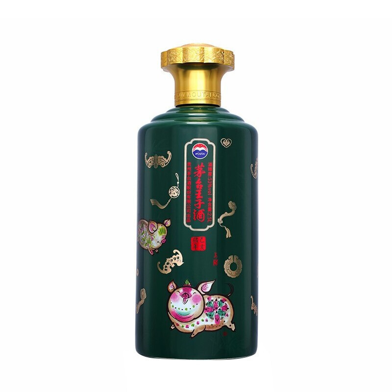 茅台王子酒（己亥猪年）53度 2.5L 猪年生肖酒纪念酒 酱香型白酒 单瓶装
