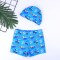 儿童泳裤套装男童平角泳衣宝宝可爱泳衣中大小童新款洋气游泳短裤