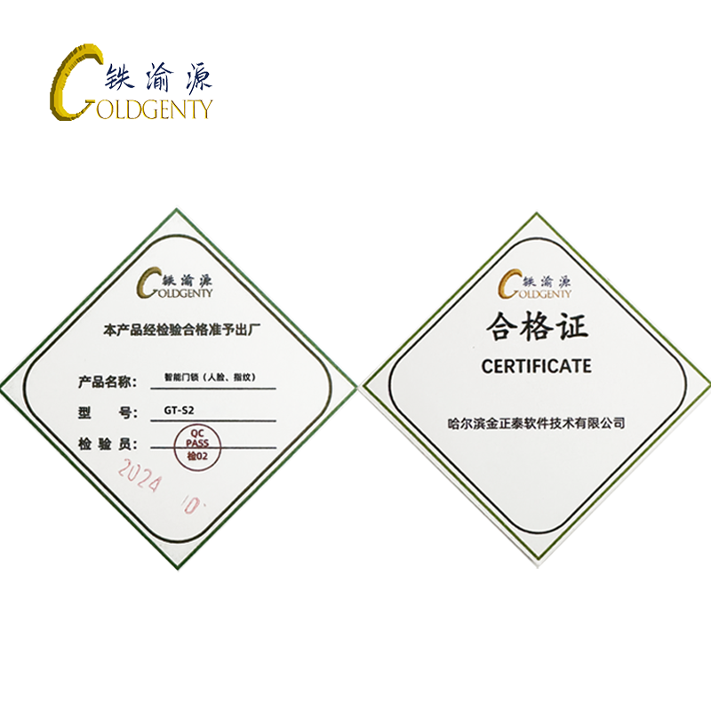 铁渝源 智能门锁(人脸识别、指纹)GT-S2/套