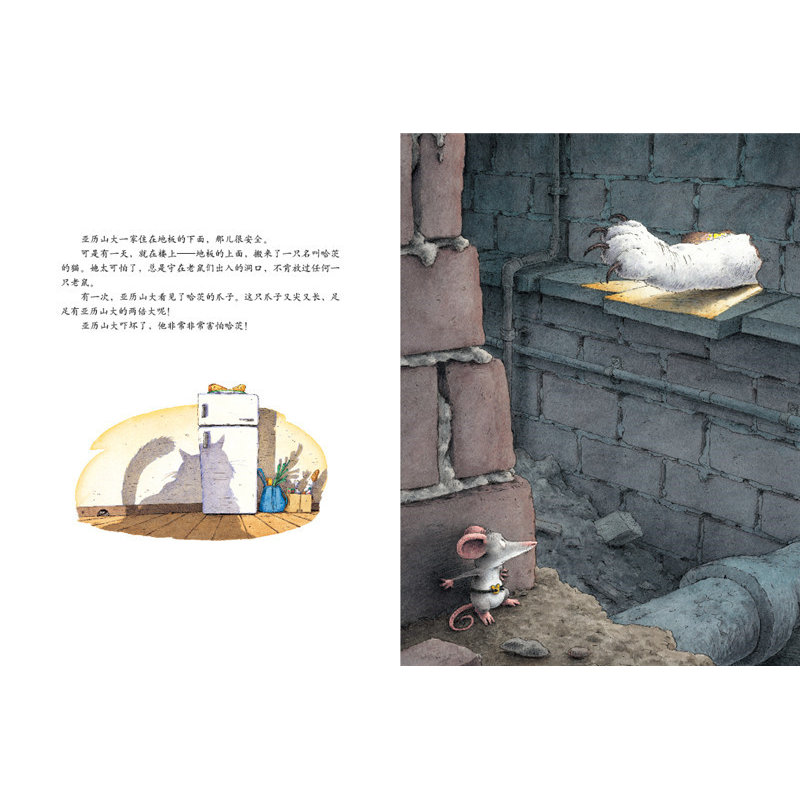 醉染图书海豚绘本花园:小老鼠亚历山大(精)9787553510927高清大图