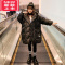 可莉允女童棉服2022新款冬装洋气中大童冬季棉袄儿童中长款羽绒炸街棉衣