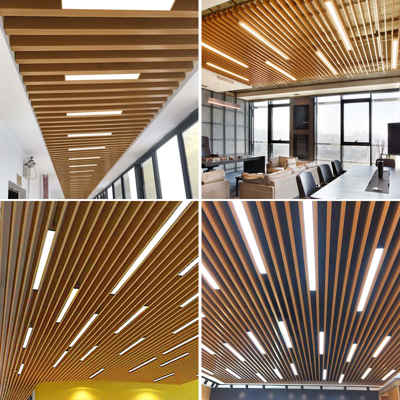 苏宁优购 办公室led方通长条灯铝方通专用格栅吊顶照明灯商场健身房