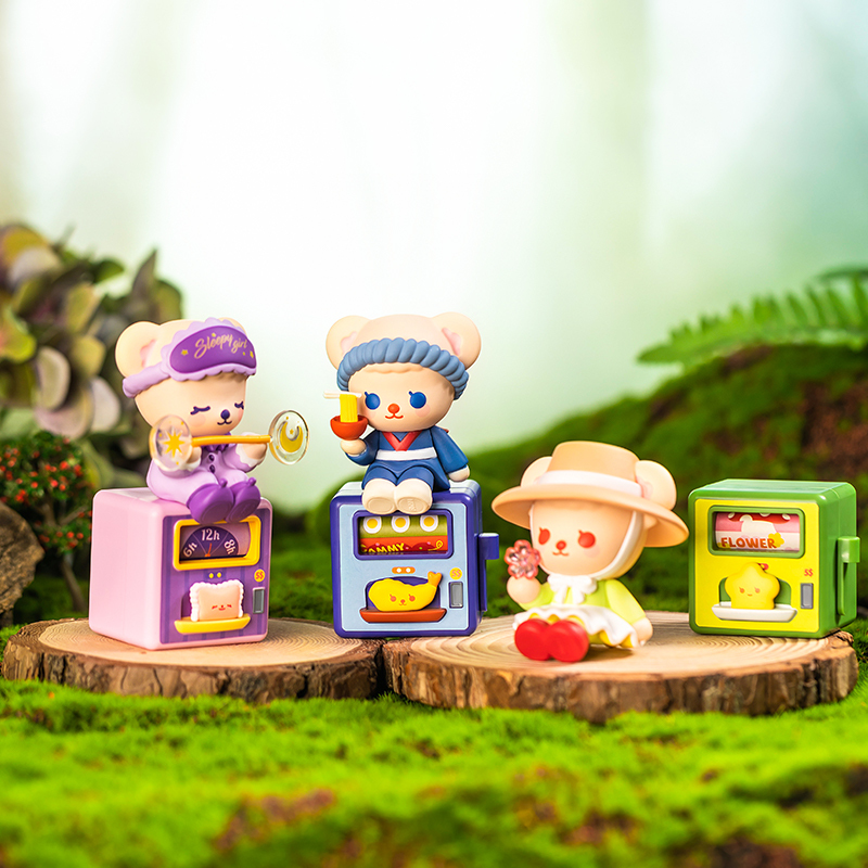 名创优品(miniso) 奇萌泰迪系列芙儿心愿小盒盲盒摆件(混)创意玩偶