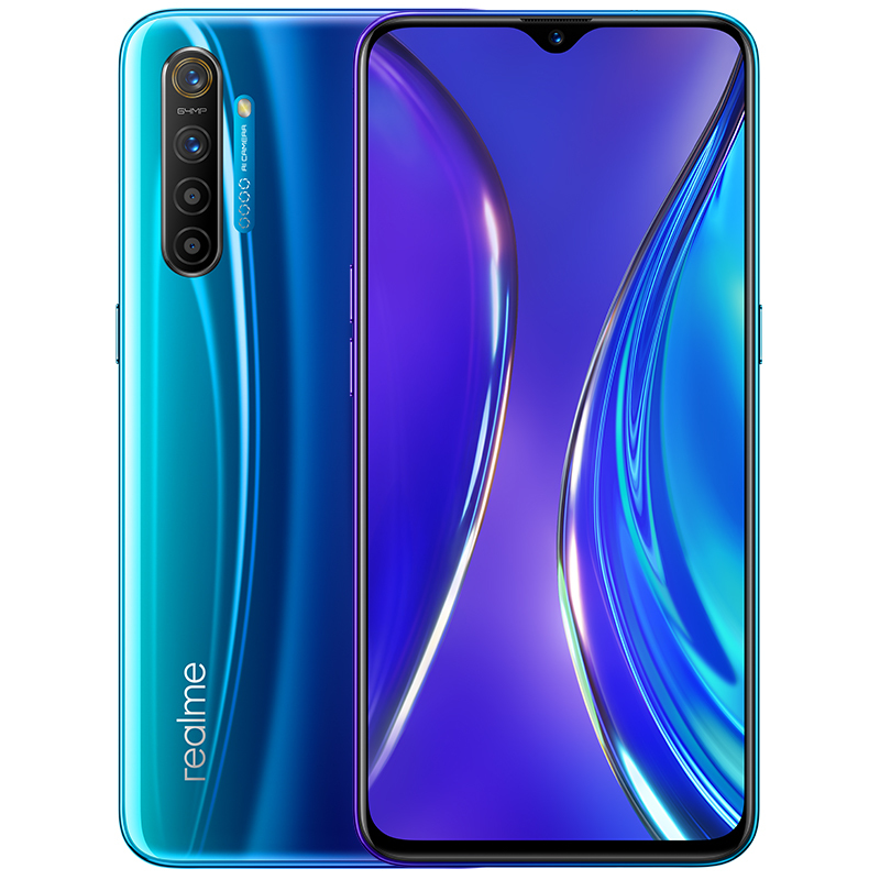 realme 真我X2 6GB+64GB 星图蓝 6400万四摄 骁龙730G 30W VOOC闪充 super AMOLED屏下指纹 正品智能手机 realme X2