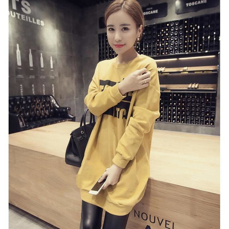 迪鲁奥(DILUAO)孕妇春秋装 孕妇装 孕妇卫衣 休闲宽松长袖卫衣 孕妇B754-30 XL色图片