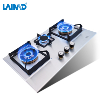 德国莱梅德(LAIMD)JZY-B07 天然气灶嵌入式 台嵌两用 不锈钢面板4.5kw三眼燃气灶嵌入式灶具