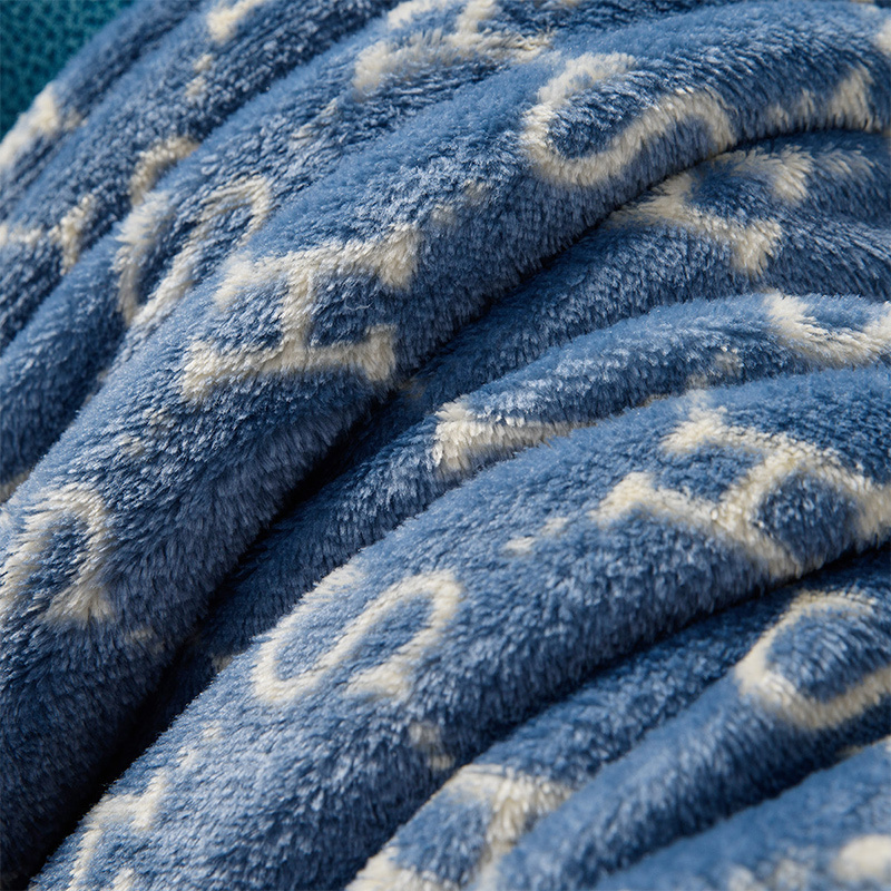 水星家纺 浮光 雪貂绒毯125604 183*200cm高清大图