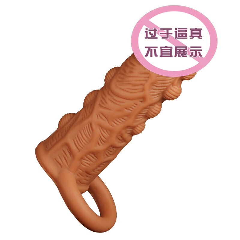 云曼(Yunman) 狼牙套男用成人加长加粗锁精环液态柔软逼真 M款浮点(无震动)长15赠长3.5赠粗1内径3cm高清大图
