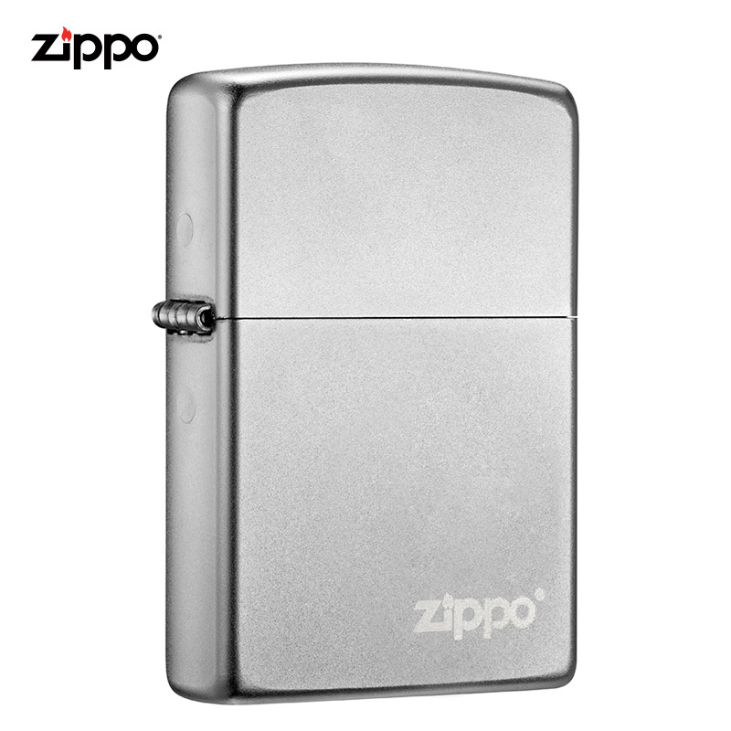 ZIPPO芝宝打火机原装ZIPPO煤油之宝打火机205ZL-A-000018锻纱镀铬-商标