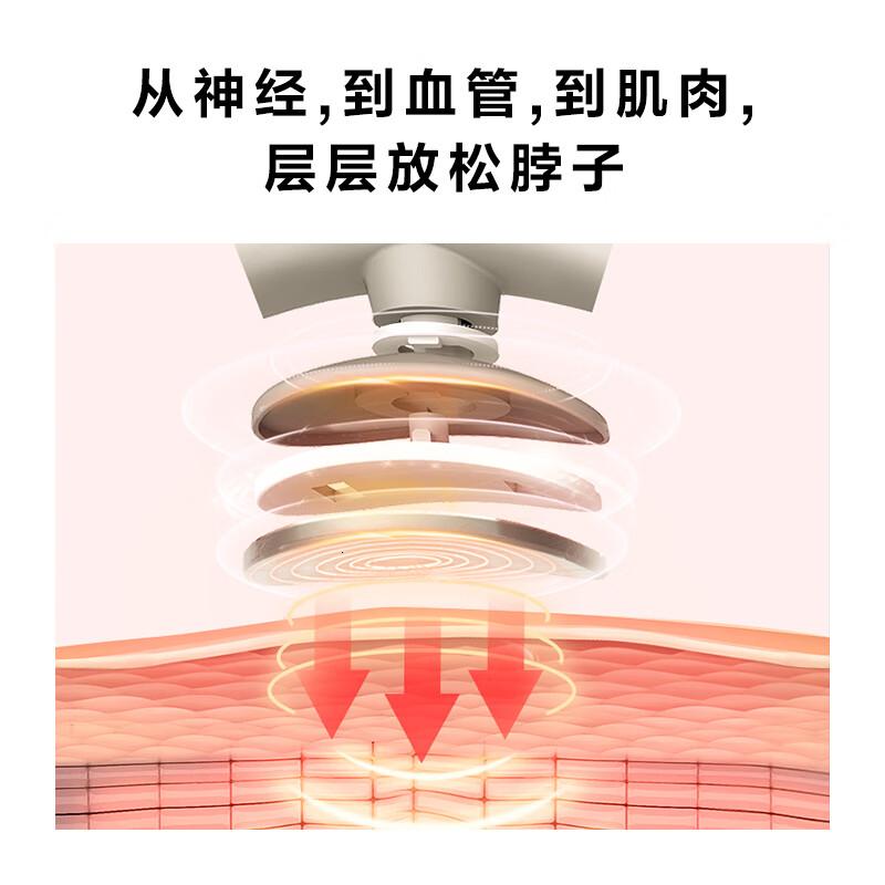 SKG颈椎按摩器颈部按摩仪肩颈护颈仪低频脉冲便携智能热敷实用实用礼品颈椎按摩仪4356