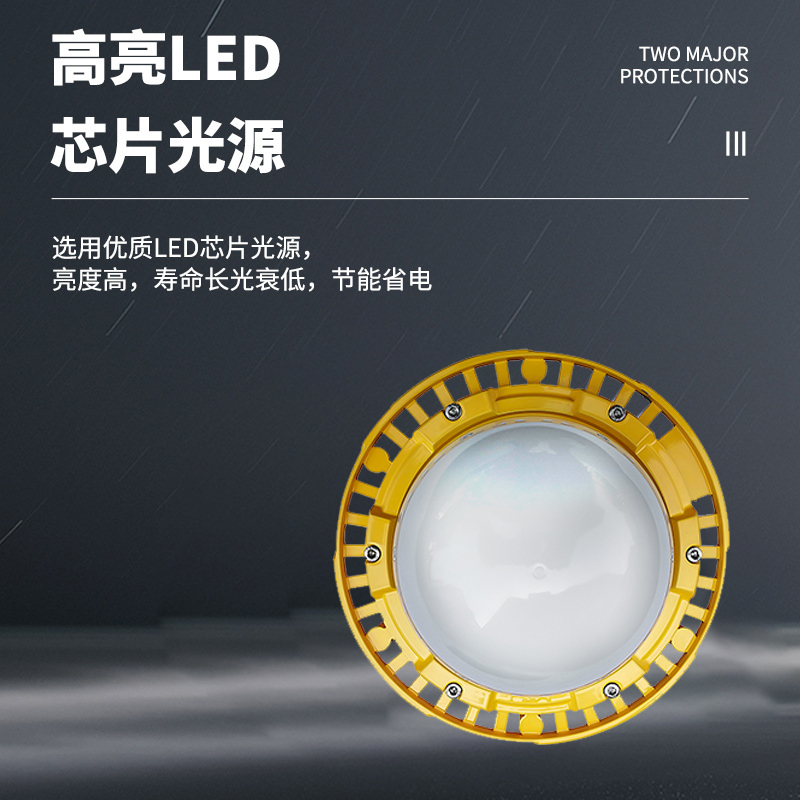 明特佳-Mintega FPD8504Z-L100 LED智能防爆平台灯 100W 黄色 (单位:套)