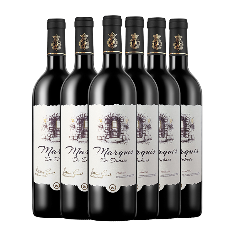 迪布瓦侯爵 干红葡萄酒750ml 法国原瓶原装进口红酒 13%vol
