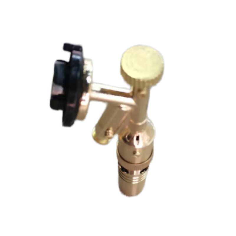 瀚图斯手动卡式喷火枪 180mm黄铜材质可倒置 把高清大图