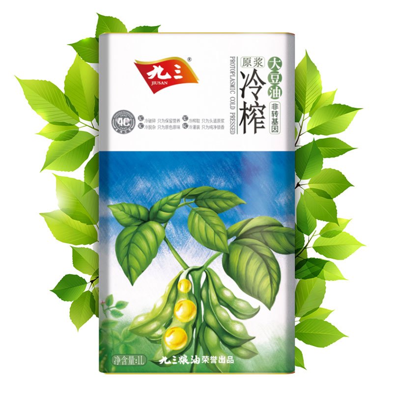 九三 原浆冷榨大豆油 1L