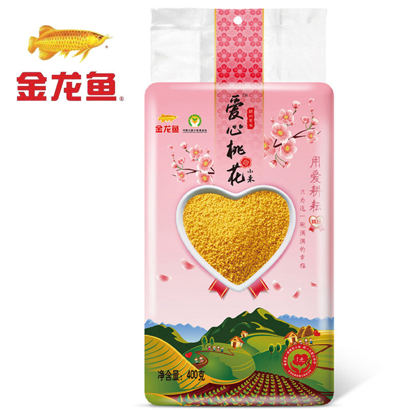 金龙鱼 400g 爱心桃花小黄米 小米 金龙鱼 400g/袋(袋)高清大图