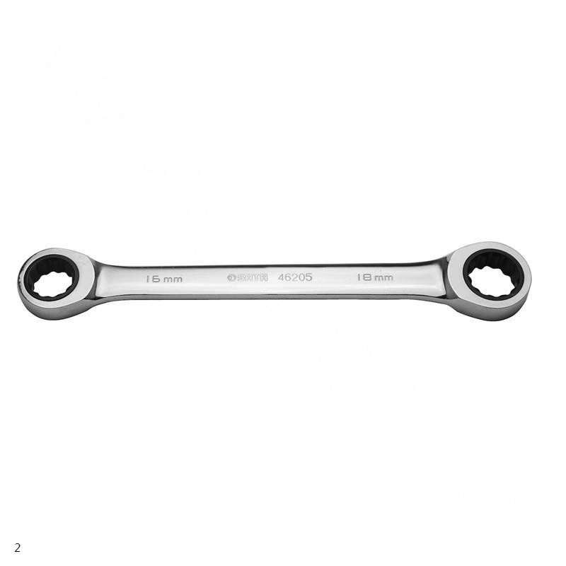 世达 SATA 46207 全抛光双梅花快扳 22×24mm 1把