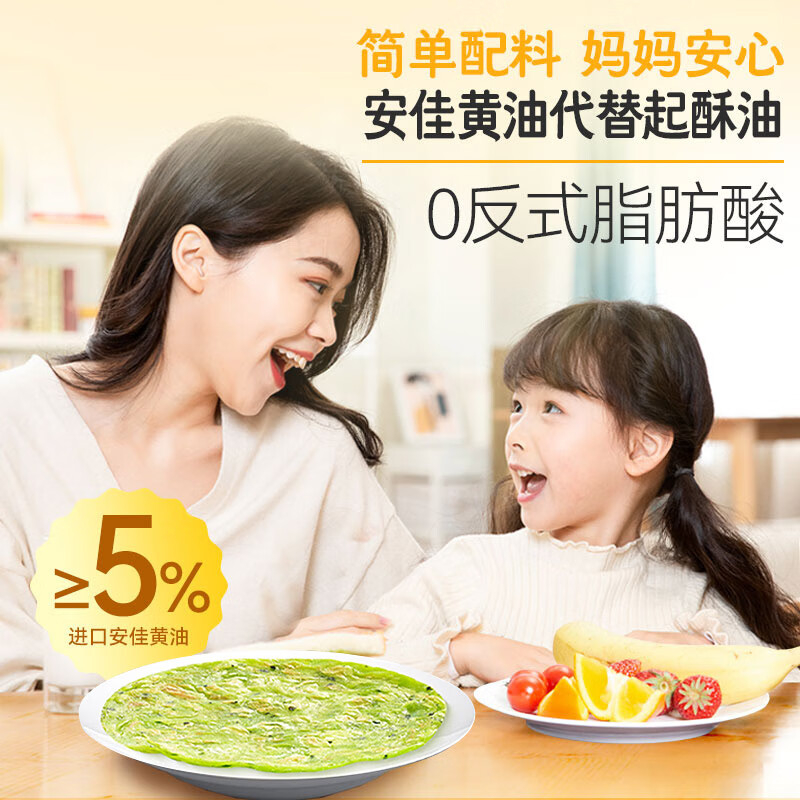 千味央厨手抓饼营养均衡速冻锁鲜无多余添加黄油菠菜1kg*1袋高清大图
