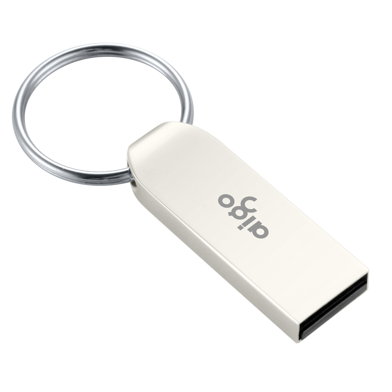 爱国者(aigo)U268 64GB USB2.0 U盘 迷你款 金属车载U盘