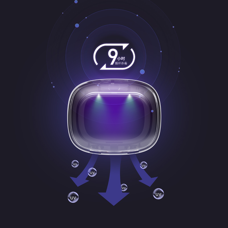 朗菲S7智能紫外线双人多效盒免打孔卫生间消毒机置物架高清大图