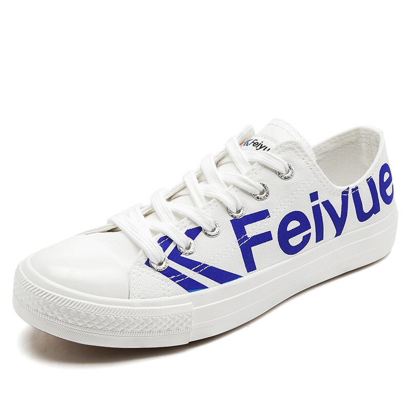 feiyue飞跃帆布鞋字母设计浅口男鞋学生鞋2040视频