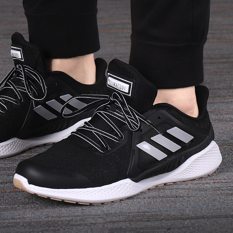 ADIDAS阿迪达斯跑步鞋清风中性网面透气轻便运动鞋EH277 Z