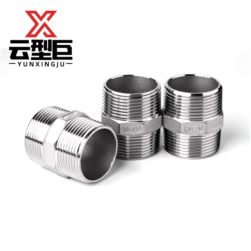 云型巨 不锈钢对丝 不锈钢管件 304 单位:个高清大图