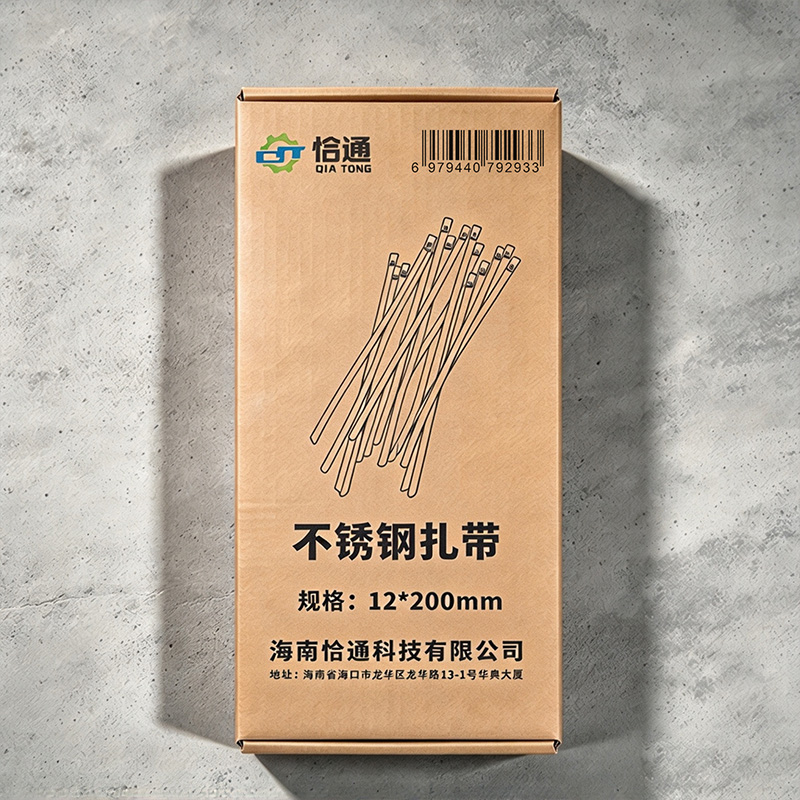 恰通 不锈钢扎带 12*200mm 根高清大图