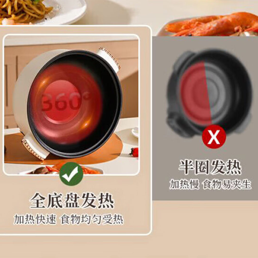 华生电火锅4L YHSR-12高清大图