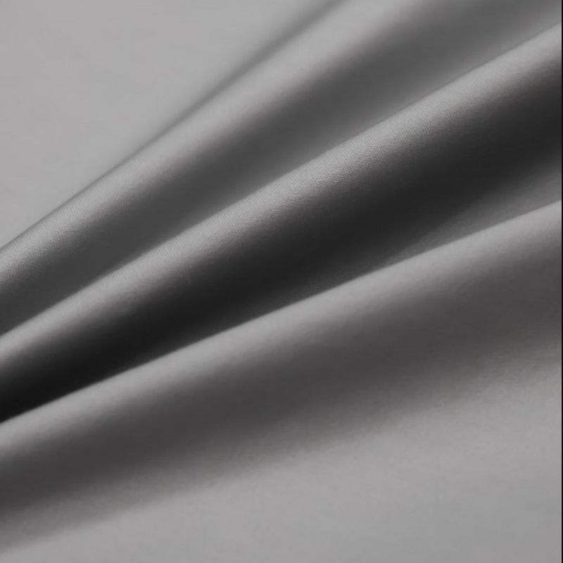 洛菲源 灰色贡缎四件套 床单210*280 被套200*250 枕套60*90*2条 套高清大图