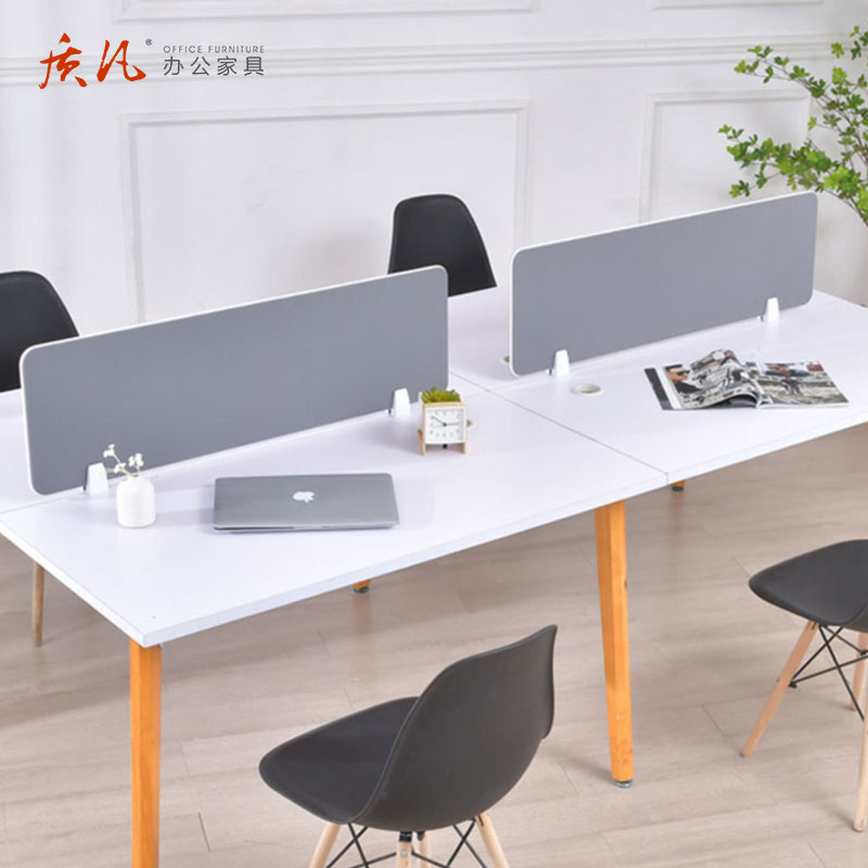 苏宁 质凡 办公桌屏风挡板工位屏风挡板 长1200*高300高清大图