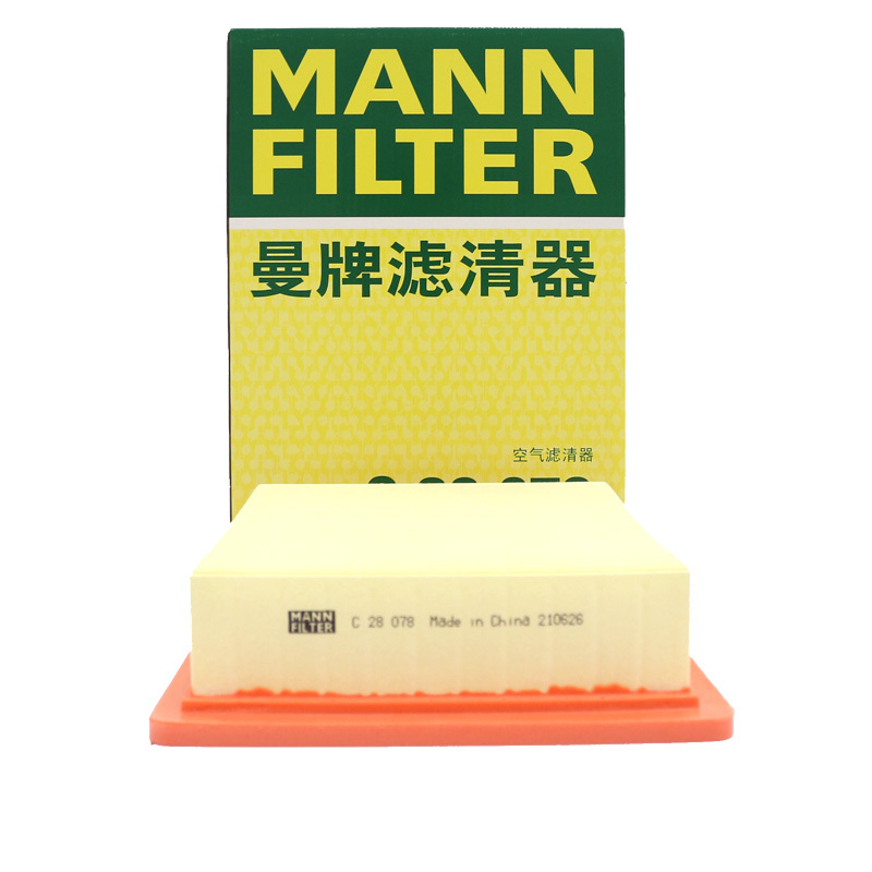 曼牌(MANN)空气滤C28078适配16款传祺GA3S视界/18款GA4/17款GS3/15-21款GS4/传祺GM6