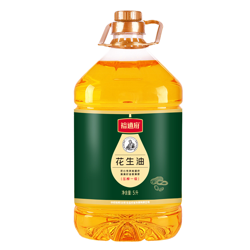 裕道府D套餐30斤+5L(湿地有机五常大米5kg*3+压榨一级花生油5L)高清大图