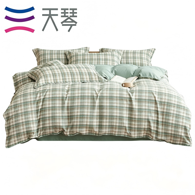天琴晨清-A类水洗色织套件TQ-T179床单245*250被罩200*230枕套48*74*2(单位:套)