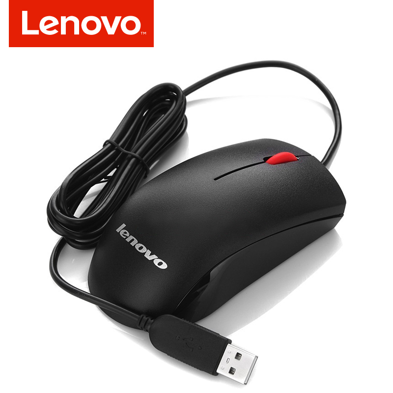 联想(lenovo)M120有线USB鼠标 台式机笔记本一体机通用办公家用游戏滑鼠