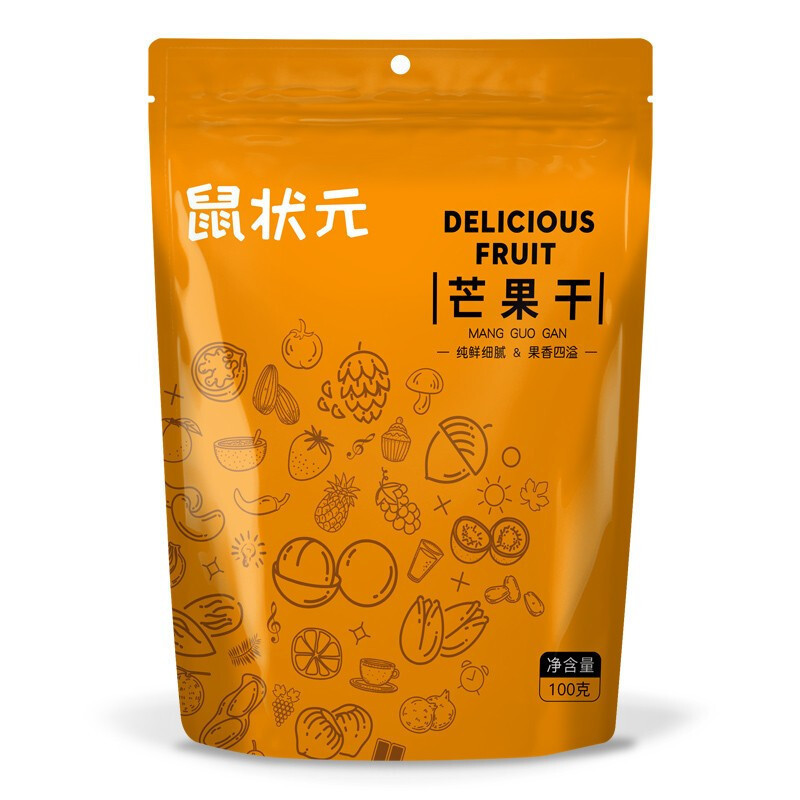 SQ ZH鼠状元 芒果干100g/袋*2