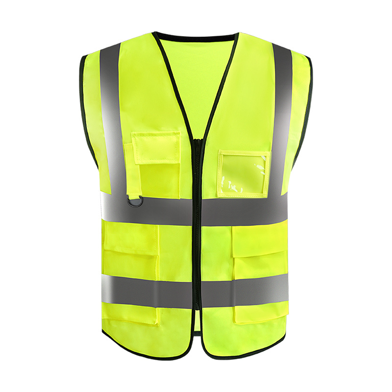 反光背心可印字反光衣安全作业夜晚骑行服交警指挥背心工地施工背心作业反光工作服反光背心荧光绿