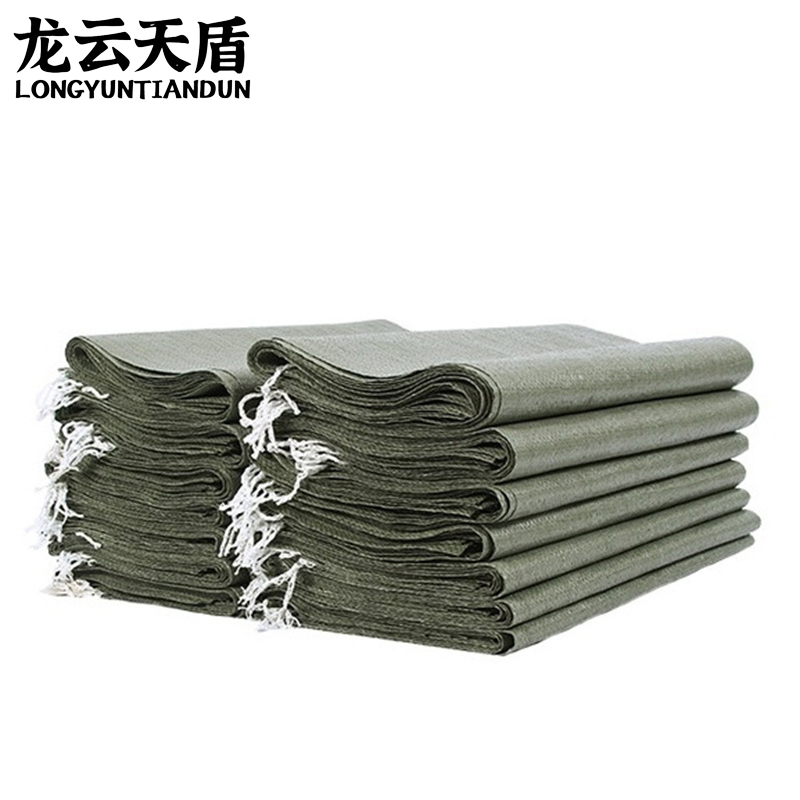 龙云天盾编织袋蛇皮袋麻袋建筑垃圾清运袋搬家装修水泥袋口袋化肥袋抗洪防汛打包袋中厚款75*90cm10个装