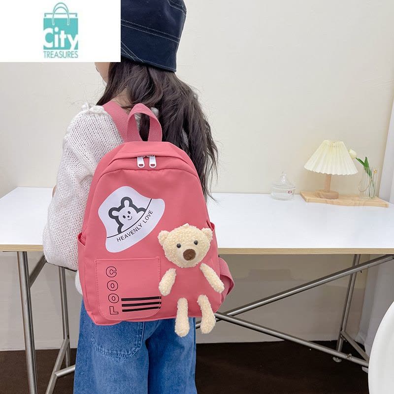 BANGDOU小学生春游包女孩小背包轻便少儿出游双肩包女童书包幼儿园可爱包图片