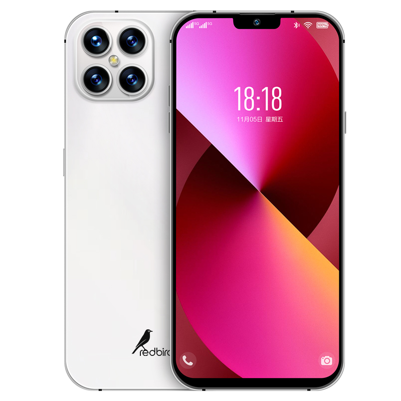 红鸟13max时尚65屏全网通4g智能商务手机6g128g超大电池高清老人学生