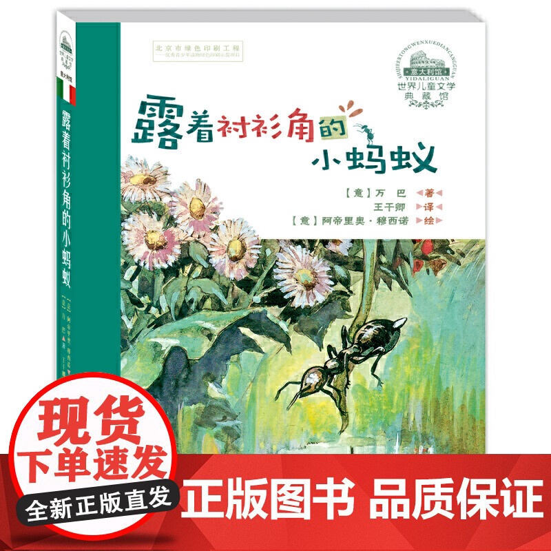 正版童书 露着衬衫角的小蚂蚁 世界儿童文学典藏馆 昆虫王国曲折生动的传奇经历 尊重并善待每一个小生命 热爱并呵护大自然高清大图