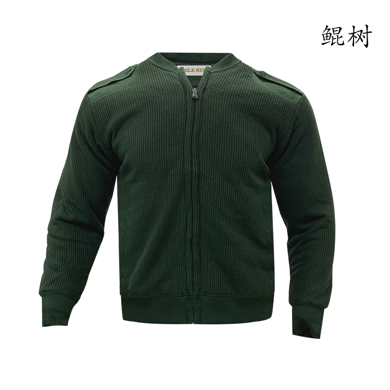 绒衣裤T-001 180 褐绿色