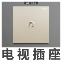 罗格朗(Legrand)开关插座面板逸景米兰金多孔86型暗装5五孔USB二三插一开双控带墙壁家用电源开关
