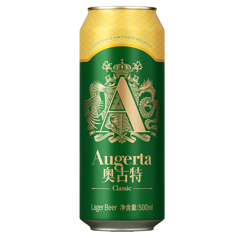 青岛啤酒奥古特原麦汁浓度12°P 500ml*18罐高清大图