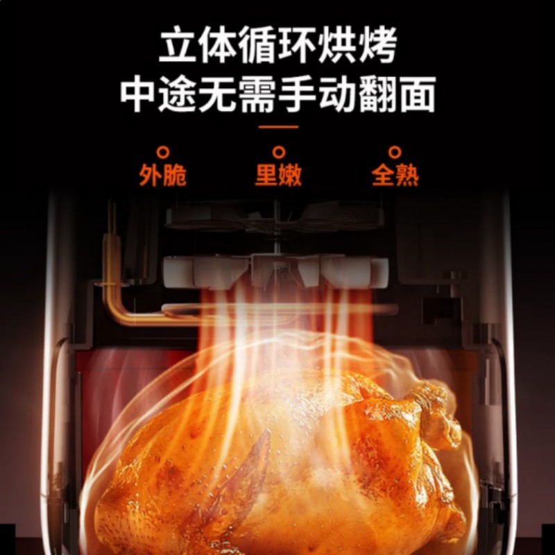 九阳(Joyoung)空气炸锅 家用多功能3L大容量 KL30-VF165高清大图