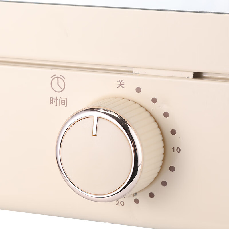 THERMOS电烤箱家用小型多功能大容量大功率可视外观广域控烘焙易操作可定时防烫把手设计 沥青灰 8L EHA-5103高清大图