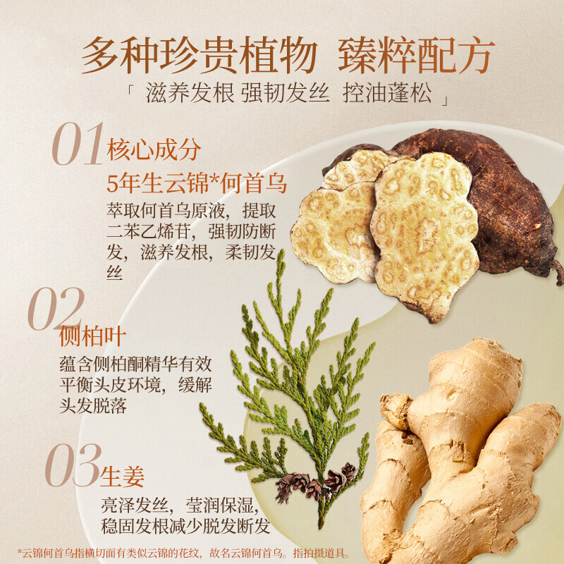 霸王BAWANG负离子电吹风速干护发造型吹风机大功率静音家用便携美发神器霸王首乌育发洗发液(防脱型)430ml 101高清大图