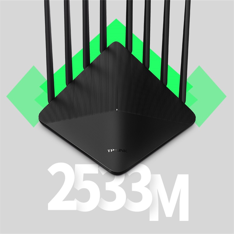 智企亿品 ST 6014-TP-LINK/TL-WDR8660双千兆路由器2600M八天线智能双频黑 99022