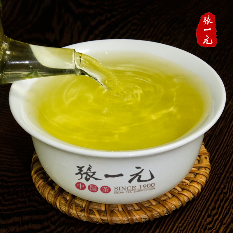 张一元绿茶茶叶 黄山毛峰130g/罐 鲜嫩采摘 办公茶口粮茶