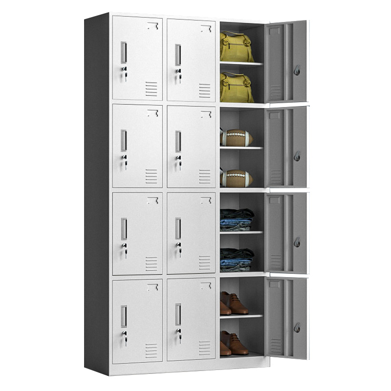 指臣职员柜12门带隔板个高清大图